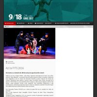 シビウ国際演劇祭公式HP画面